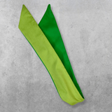 Green Two-Tone Wired Twist Headband