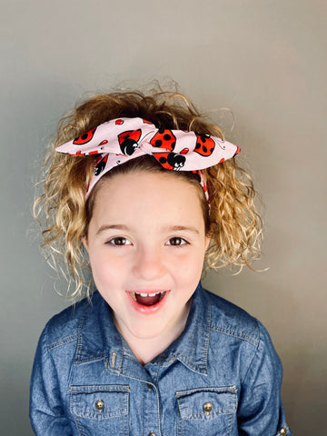 Love Bug Wired Twist Wrap Headband