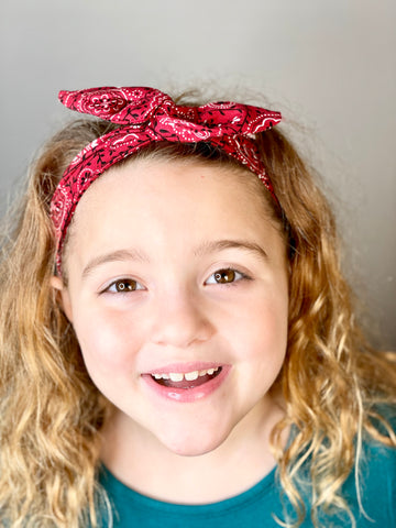 Country Time Red Twist Headband